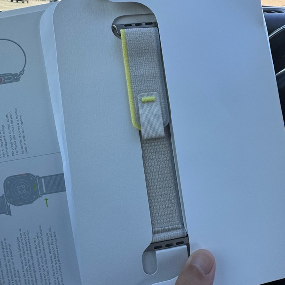 Apple Yellow and Gray Watch Band - Picture 3 of 3
